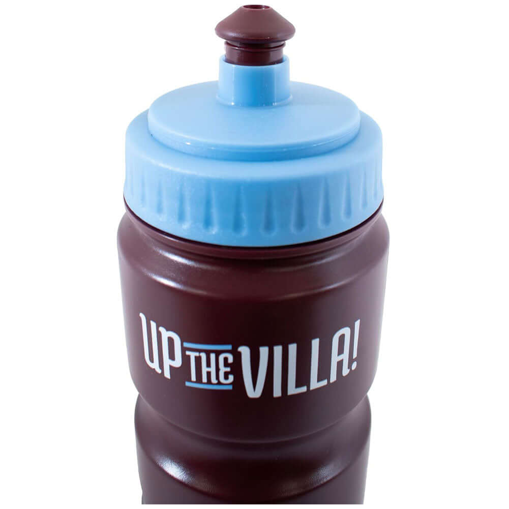 Aston Villa FC Plastic Drinks Bottle LKT Sport Easy grip lightweight drinks bottleClaret stripe design bottle with a white Villa crestFeatures 'Up The Villa' textWith a screw top lid and push-pull drinking spoutOfficial licensed productApprox 750ml (25oz)
