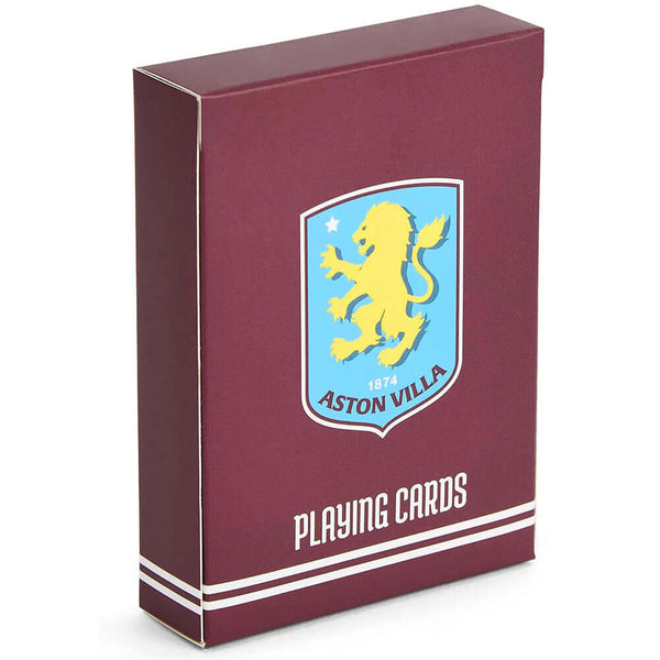Aston Villa FC Playing Cards LKT Sport Quality linen playing cardsEach individual card is adorned with the Villa crestOfficial licensed product Card Games