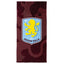 Aston Villa FC Shadow Crest Towel LKT Sport Large soft to touch 100% cotton velour beach towelClaret and blue towel featuring a central large crestOfficial licensed productApprox 140cm x 70cm (55in x 28in) Beach Towels