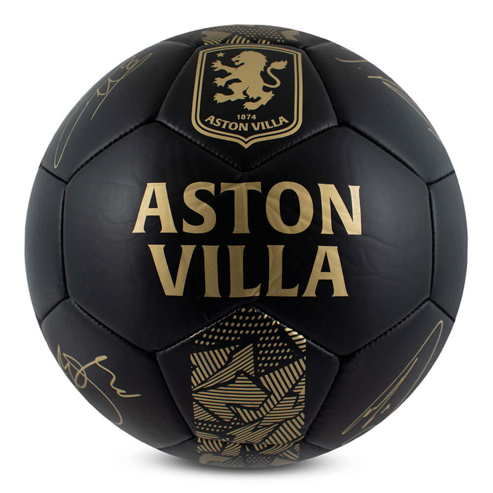 Aston Villa FC Sig Gold Phantom Football LKT Sport Football>Premier League>Aston Villa FC Soccer Balls