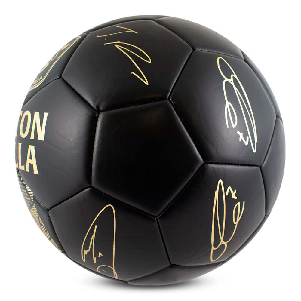Aston Villa FC Sig Gold Phantom Football LKT Sport Football>Premier League>Aston Villa FC Soccer Balls