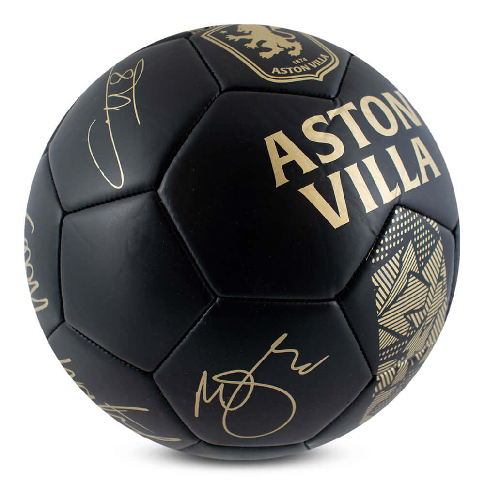 Aston Villa FC Sig Gold Phantom Football LKT Sport Football>Premier League>Aston Villa FC Soccer Balls