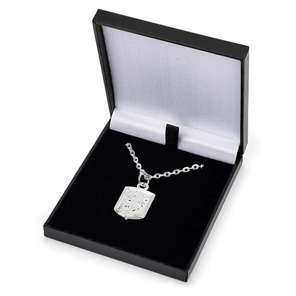 Aston Villa FC Silver Plated Boxed Pendant CR LKT Sport Silver plated pendant and necklaceFeaturing an Villa pendant on a chain necklaceWith a lobster claspOfficial licensed productNecklace approx 50cm (20 inches)Pendant approx 20mm x 17mm Tie Clips Hauptbild