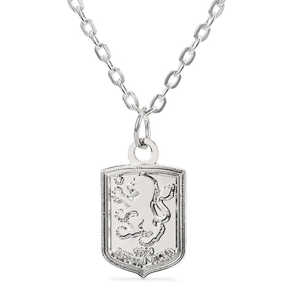 Aston Villa FC Silver Plated Boxed Pendant CR LKT Sport Silver plated pendant and necklaceFeaturing an Villa pendant on a chain necklaceWith a lobster claspOfficial licensed productNecklace approx 50cm (20 inches)Pendant approx 20mm x 17mm Tie Clips