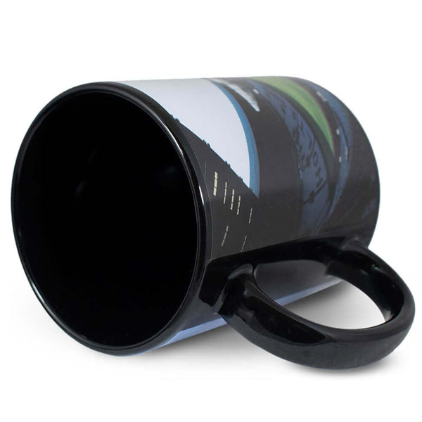 Aston Villa FC Stadium Mug LKT Sport Ceramic everyday coffee mugStadium design featuring a white Villa crestGlazed kiln fired finish with a black handleOfficial licensed productApprox 315ml (11oz)Approx 9cm tall, 8cm in diameter Mugs