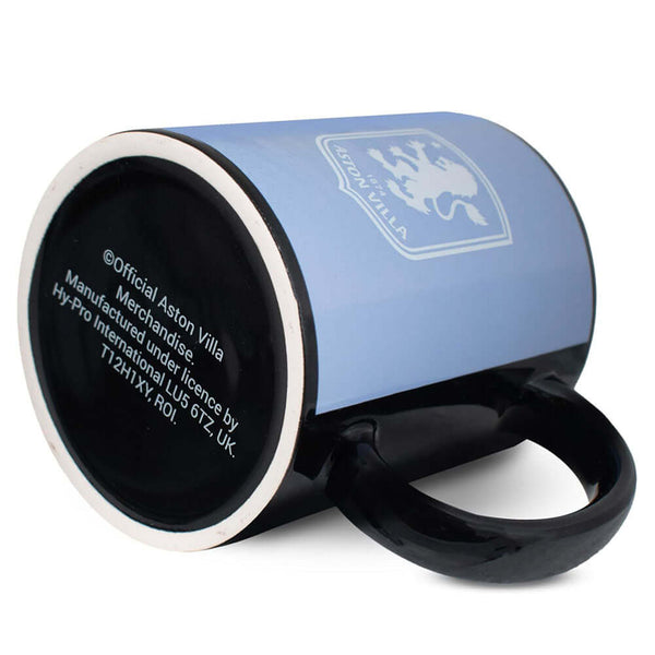 Aston Villa FC Stadium Mug LKT Sport Ceramic everyday coffee mugStadium design featuring a white Villa crestGlazed kiln fired finish with a black handleOfficial licensed productApprox 315ml (11oz)Approx 9cm tall, 8cm in diameter Mugs