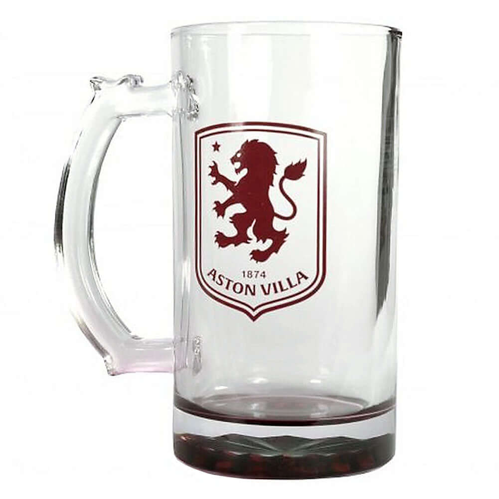 Aston Villa FC Stein Glass Tankard LKT Sport Football>Premier League>Aston Villa FC Beer Glasses