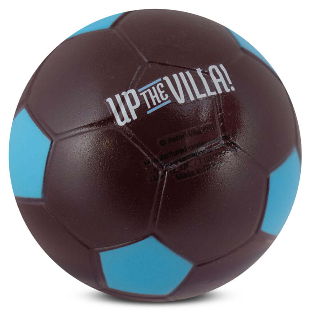Aston Villa FC Stress Ball LKT Sport Classic claret and blue football design stress ballPrinted with a full colour Villa crestMade from PU foamOfficial licensed productApprox 6cm in diameter Grip Rings & Stress Balls