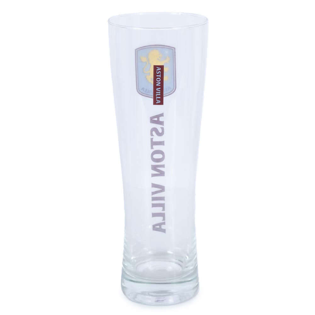 Aston Villa FC Tall Beer Glass LKT Sport Football>Premier League>Aston Villa FC Beer Glasses