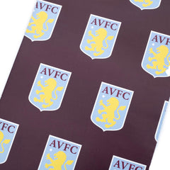 Aston Villa FC Text Gift Wrap LKT Sport Football>Premier League>Aston Villa FC Gift Wrapping