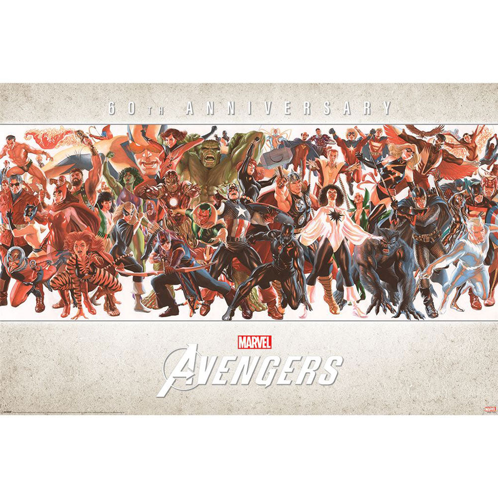 Avengers Poster 60th Anniversary 259 LKT Sport Entertainment>Movies>Avengers Posters