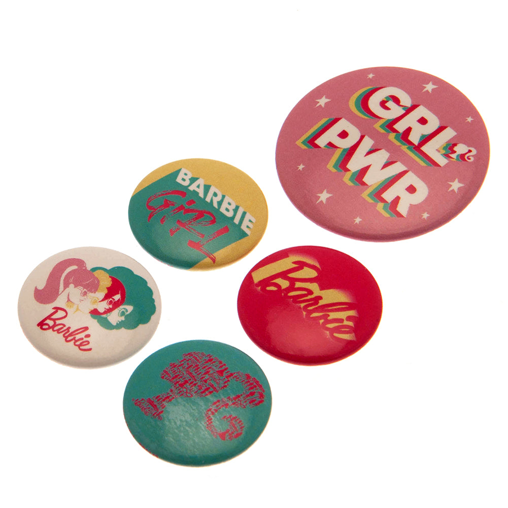 Barbie Button Badge Set LKT Sport Entertainment>Movies>Barbie Pinback Buttons