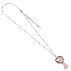 Barbie Silver Plated Heart & Roller Skate Necklace LKT Sport Entertainment>Movies>Barbie