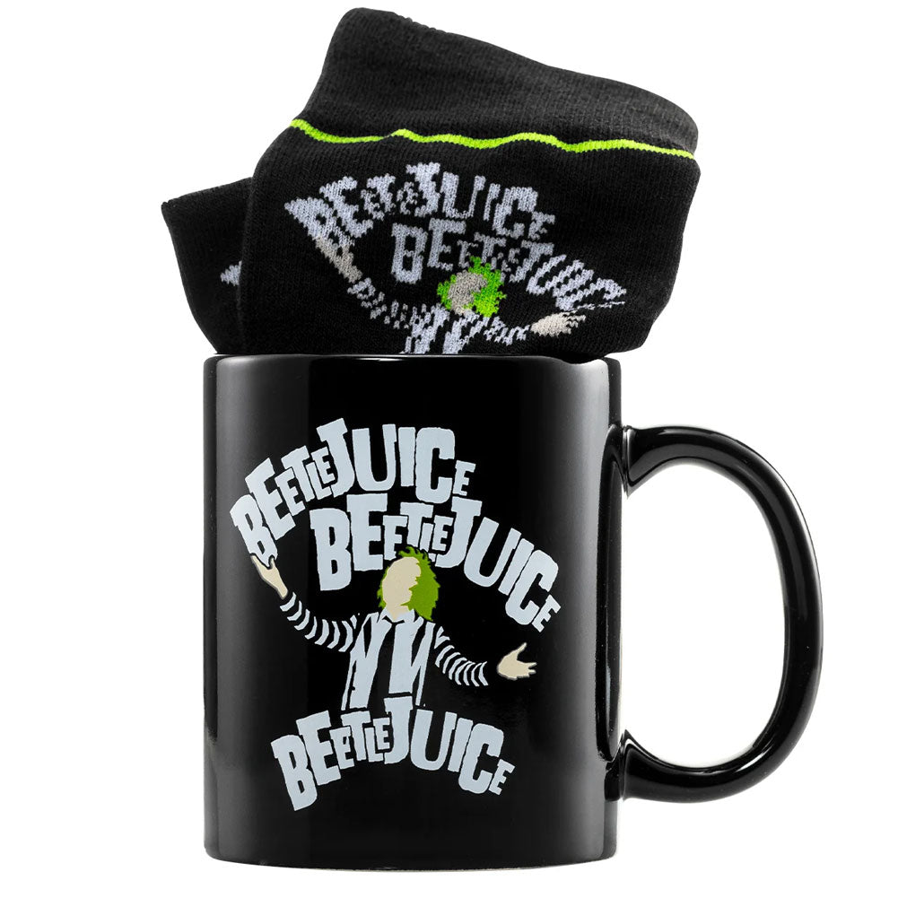 Beetlejuice Mug & Sock Set LKT Sport Entertainment>Movies>Beetlejuice Mugs
