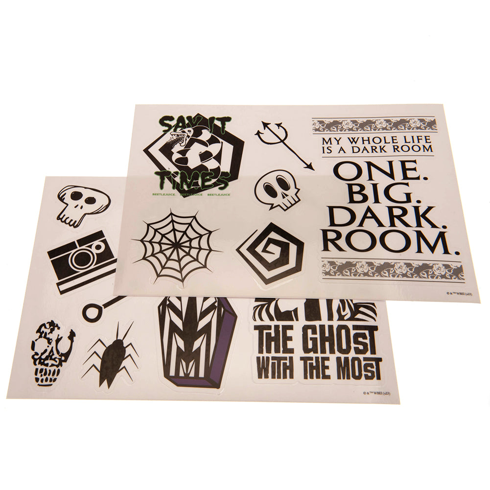 Beetlejuice Tech Stickers LKT Sport Entertainment>Movies>Beetlejuice Electronics Stickers & Decals