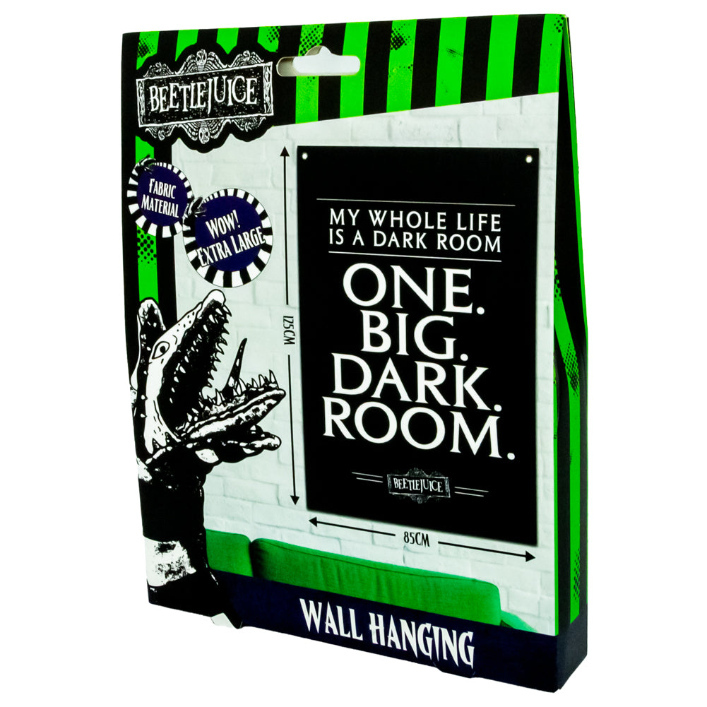 Beetlejuice XL Fabric Wall Banner LKT Sport Entertainment>Movies>Beetlejuice