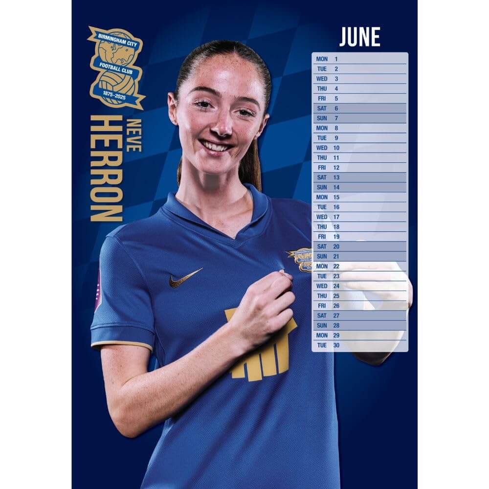 Birmingham City FC A3 Calendar 2026 LKT Sport Football>Football League>Birmingham City FC Wall Calendars