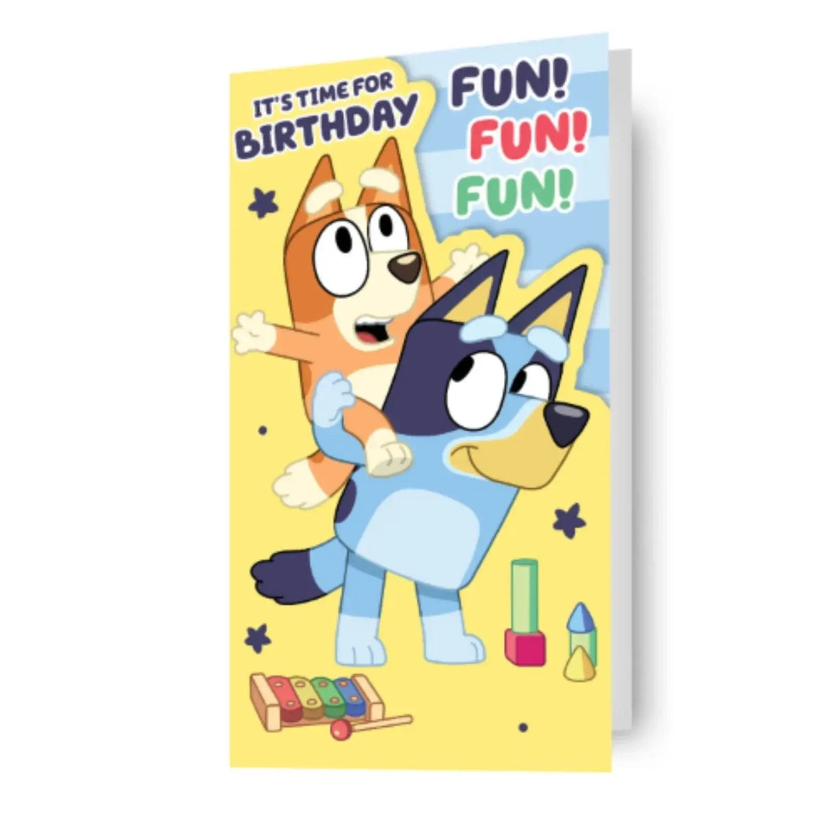 Bluey Fun Birthday Card LKT Sport Entertainment>TV Series>Bluey Greeting Cards