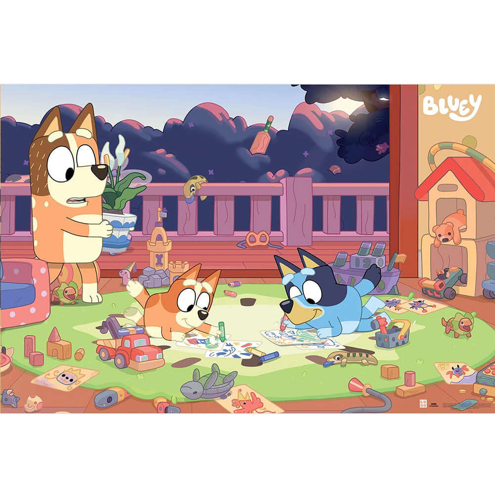 Bluey Home Poster 11 LKT Sport Entertainment>TV Series>Bluey Posters