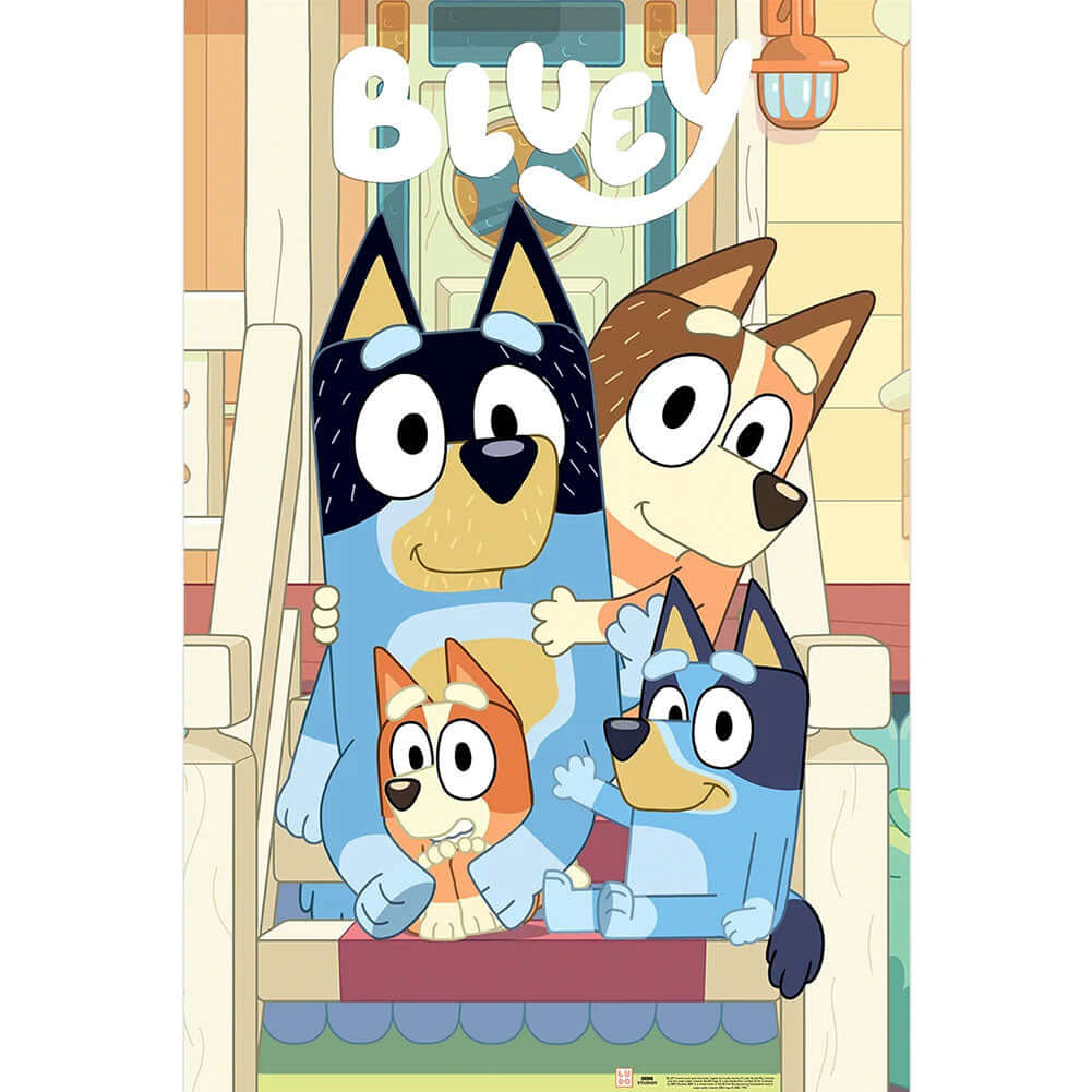 Bluey Portrait Poster 5 LKT Sport Entertainment>TV Series>Bluey Posters