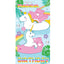 Care Bears Birthday Card LKT Sport Colourful gloss finish birthday cardFeatures beloved Care Bears characters with vibrant birthday-themed artworkMessage inside reads 'Happy Birthday'With a plain white envelopeOfficial licensed productApprox 22.5cm x 12cm