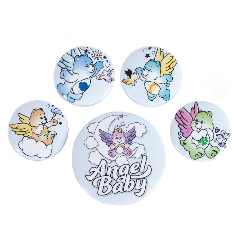 Care Bears Button Badge Set LKT Sport Entertainment>TV Series>Care Bears Pinback Buttons