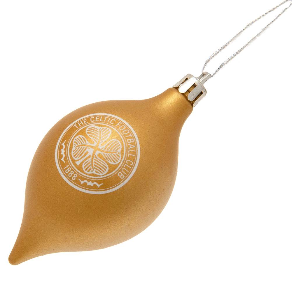 Celtic FC 3pk Vintage Baubles LKT Sport Football>European Leagues>Celtic FC Holiday Ornaments
