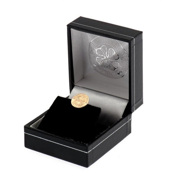 Celtic FC 9ct Gold Earring LKT Sport Highly detailed 9ct gold shaped earring Featuring the Celtic crest on an earring stud With a butterfly back fixing Official licensed product Gold weight approx 0.8g Approx 10mm x 10mm Presented in a gift box Earrings