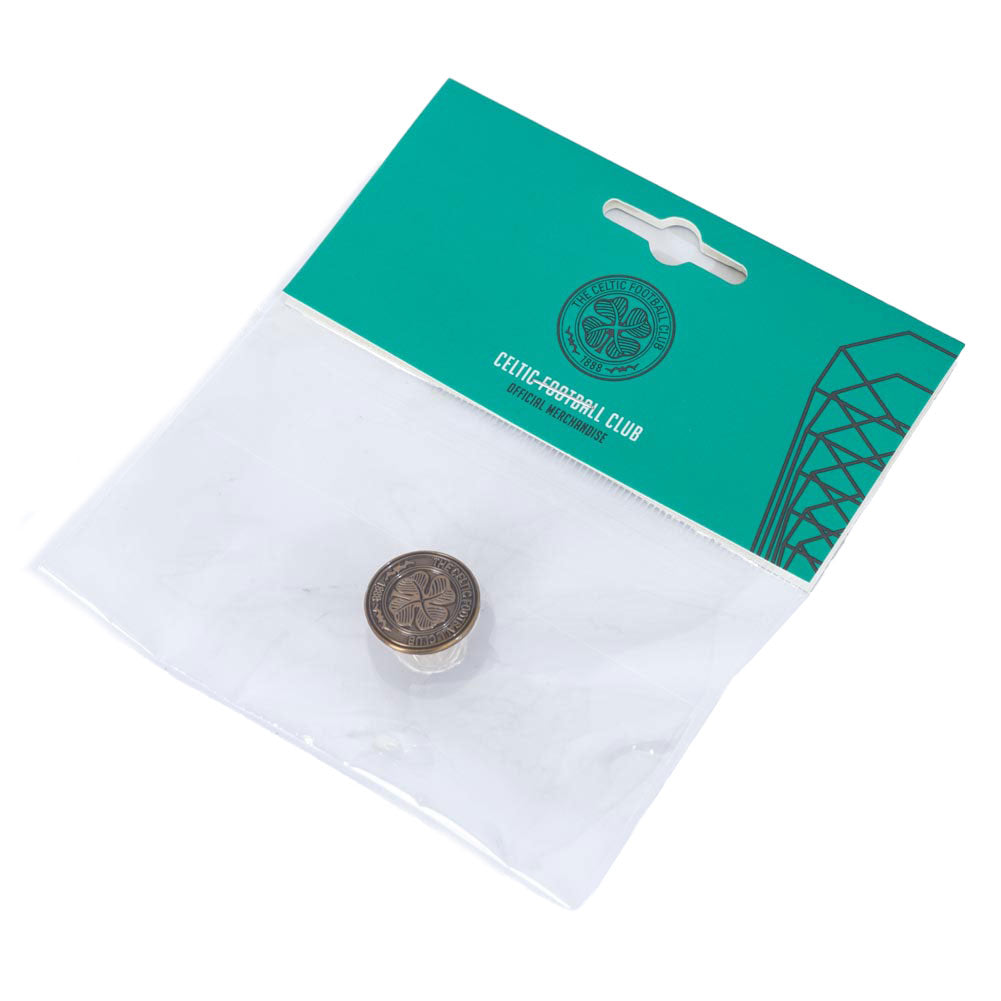 Celtic FC Antique Gold Crest Badge LKT Sport Football>European Leagues>Celtic FC Brooches & Lapel Pins