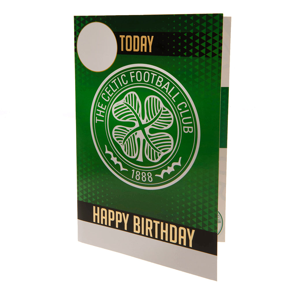 Celtic FC Birthday Card With Stickers LKT Sport Football>European Leagues>Celtic FC Greeting Cards