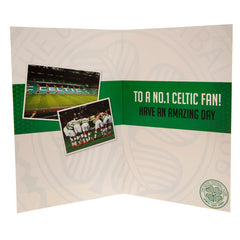 Celtic FC Birthday Card With Stickers LKT Sport Football>European Leagues>Celtic FC Greeting Cards