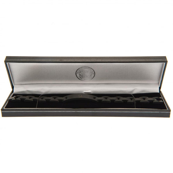 Celtic FC Black IP Bracelet LKT Sport Classic design stainless steel link bracelet coated in a black Ion platingFeaturing a club crest engraved plateOfficial licensed productApprox 21cm x 1cm Bracelets