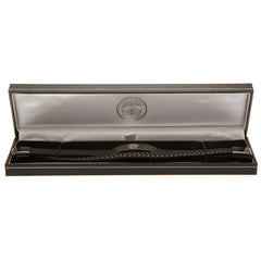 Celtic FC Black IP Leather Bracelet LKT Sport Football>European Leagues>Celtic FC Bracelets