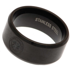 Celtic FC Black IP Ring Large LKT Sport Football>European Leagues>Celtic FC Rings