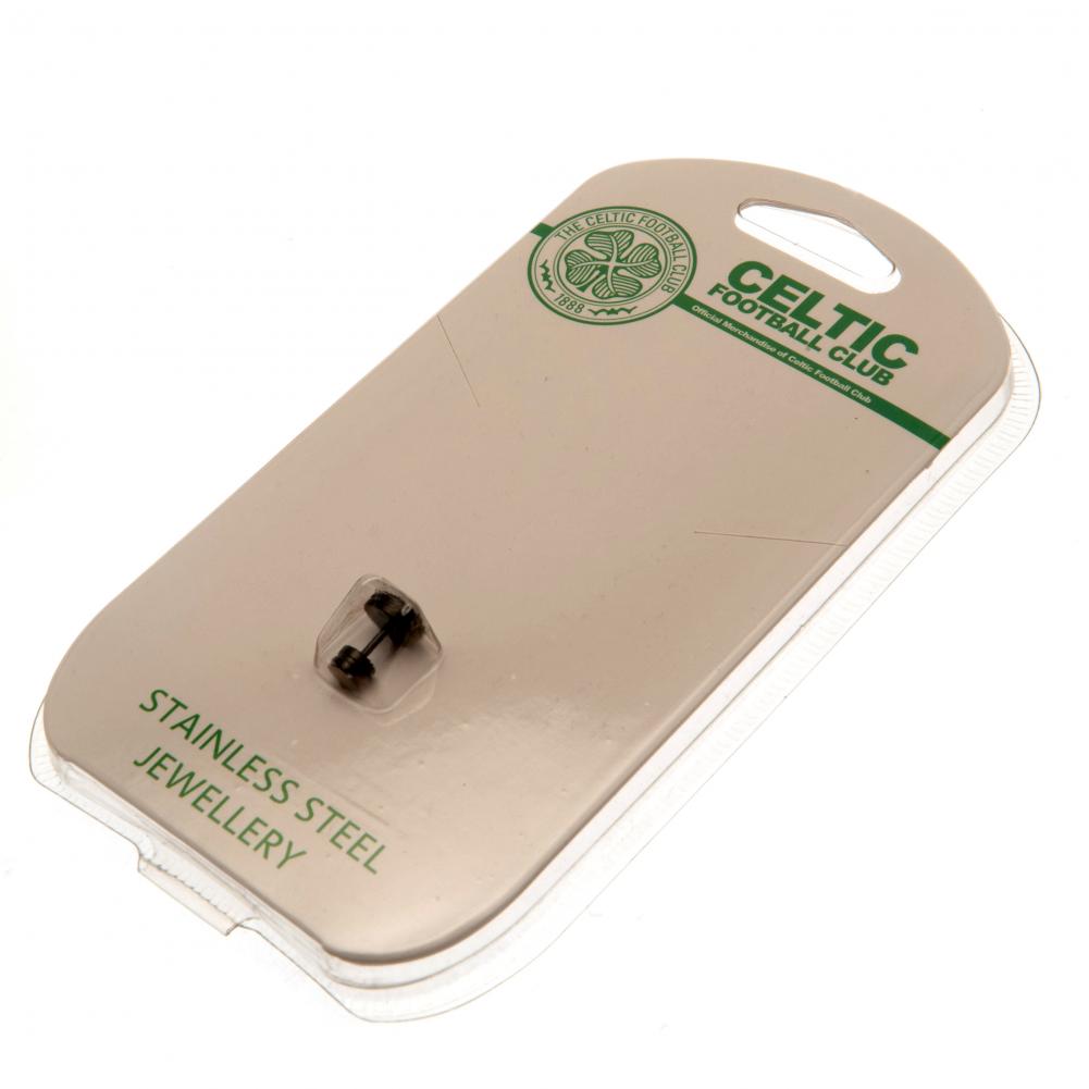 Celtic FC Black IP Stud Earring LKT Sport Football>European Leagues>Celtic FC Earrings