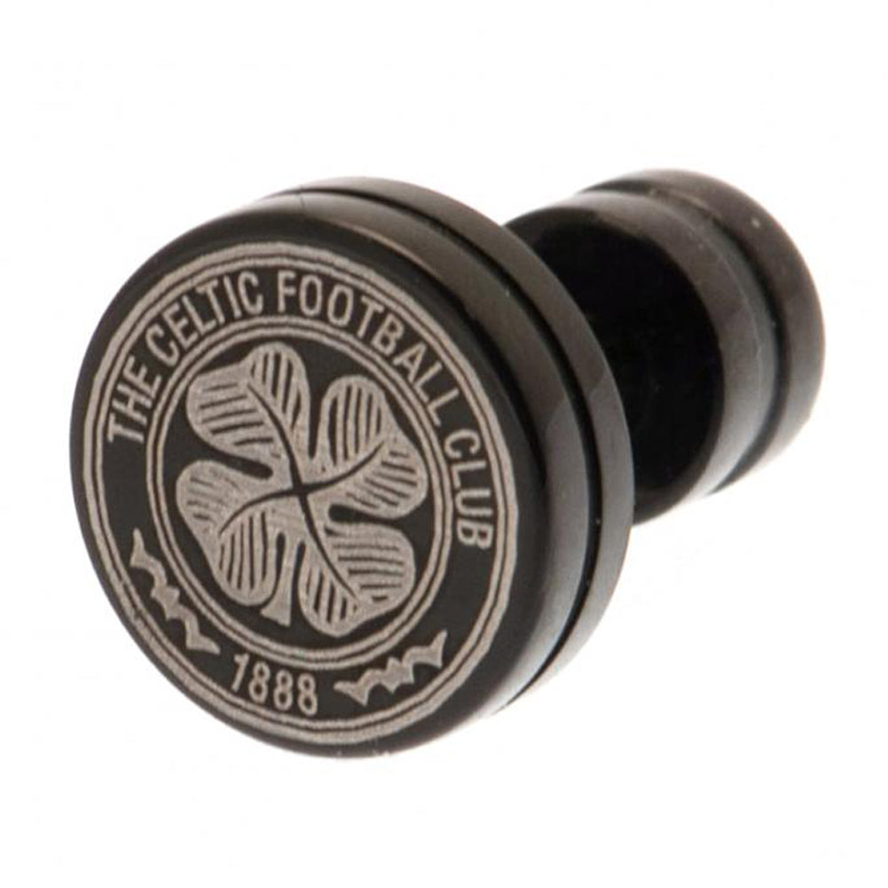 Celtic FC Black IP Stud Earring LKT Sport Football>European Leagues>Celtic FC Earrings
