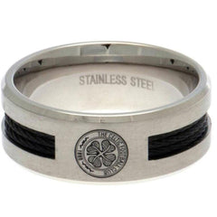 Celtic FC Black Inlay Ring Medium LKT Sport Football>European Leagues>Celtic FC Rings