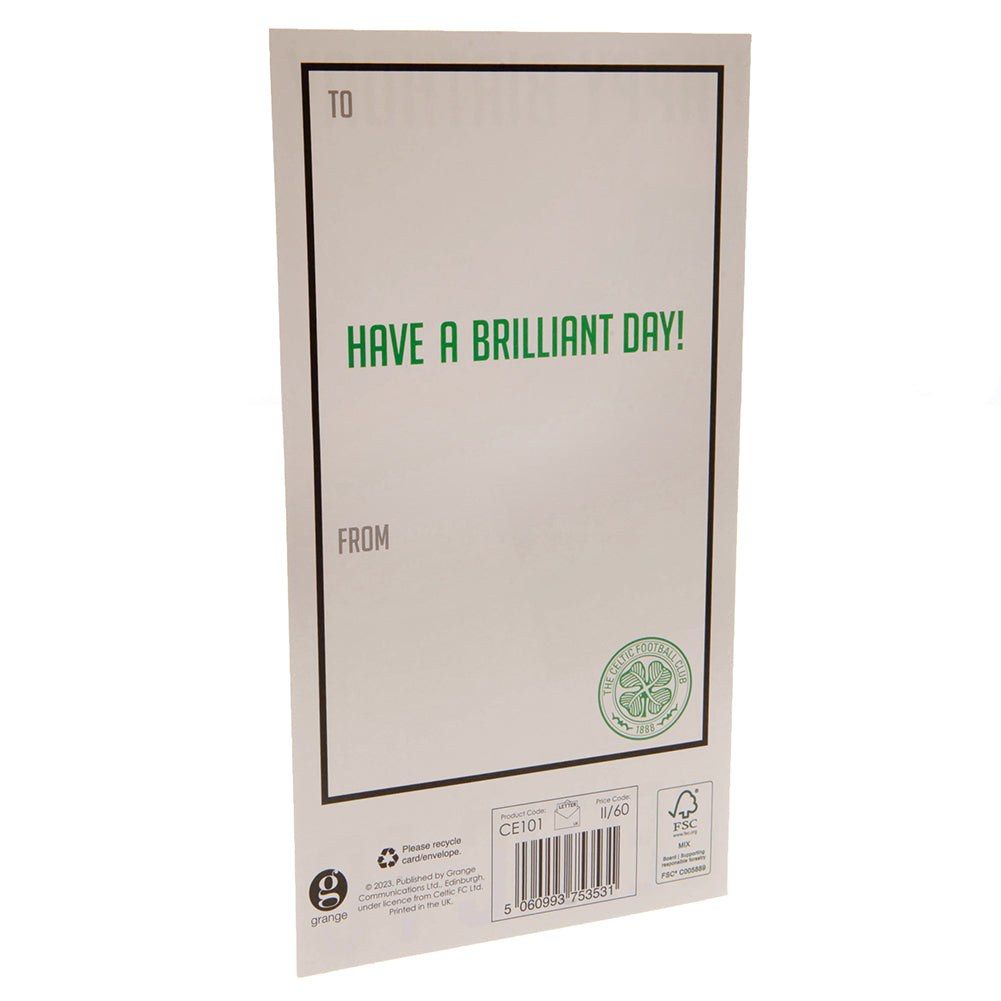 Celtic FC Crest Birthday Card LKT Sport Football>European Leagues>Celtic FC Greeting Cards