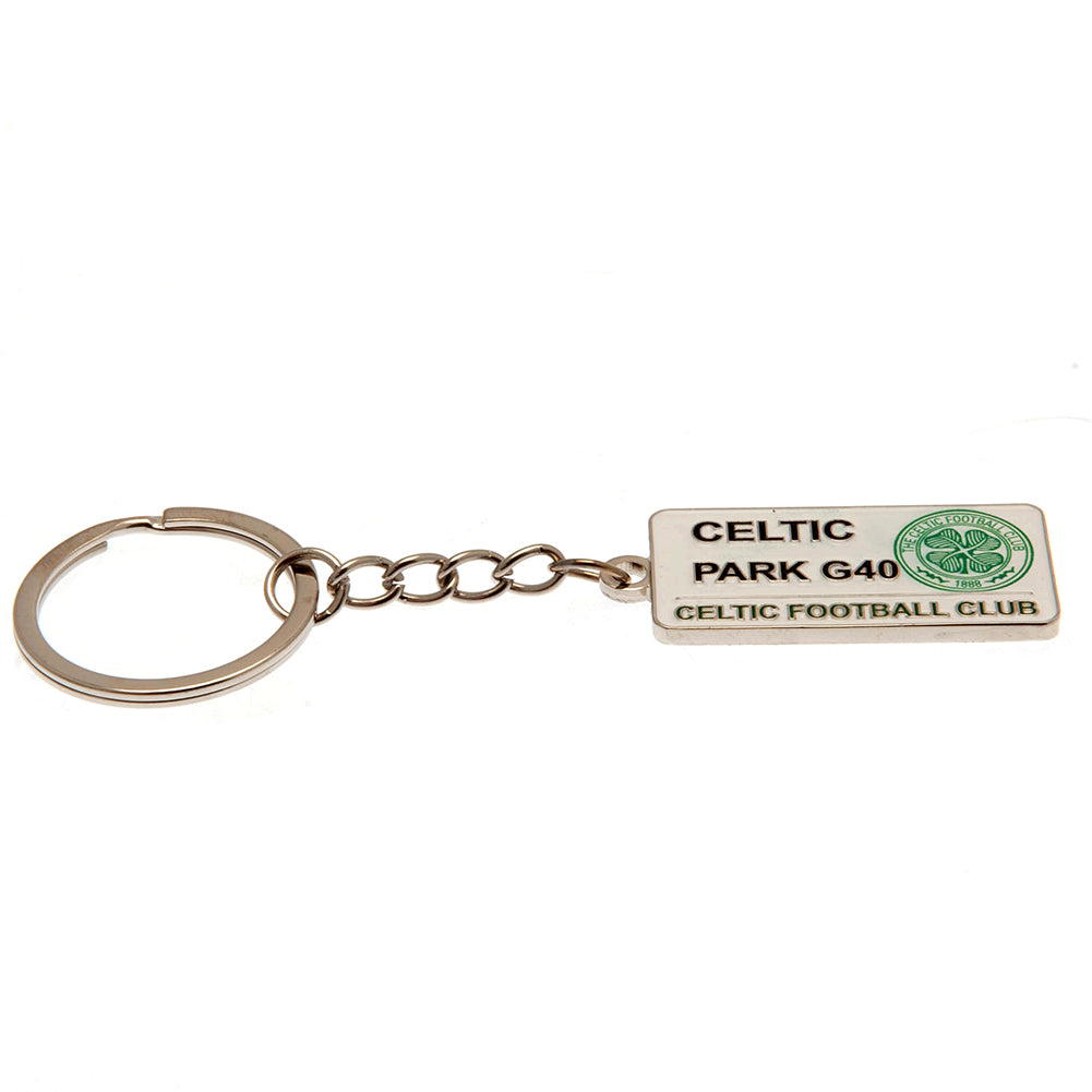 Celtic FC Embossed Street Sign Keyring LKT Sport Football>European Leagues>Celtic FC