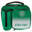 Celtic FC Fade Lunch Bag LKT Sport Fade design lunch bag featuring Celtic FC text and full colour club crest Main compartment has a double zipped opening for easy access Additional zipped front pocket and zipped bottle holder With carry handle Wipe clean