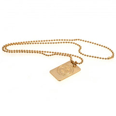Celtic FC Gold Plated Dog Tag & Chain LKT Sport Football>European Leagues>Celtic FC Necklaces