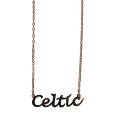 Celtic FC Gold Plated Name Dropper Necklace LKT Sport Football>European Leagues>Celtic FC Necklaces