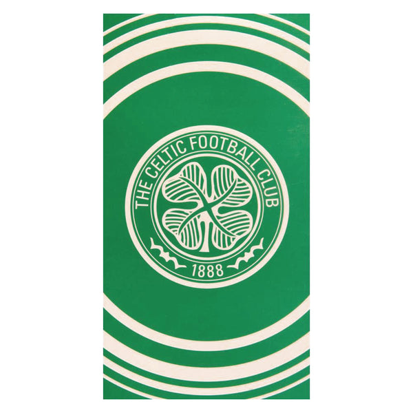 Celtic FC Pulse Towel LKT Sport Large soft to touch 100% cotton velour beach towelFeatures a pulse design with a central large crestOfficial licensed productApprox 140cm x 70cm (55in x 28in) Beach Towels
