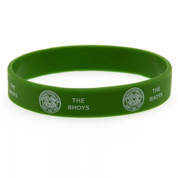 Celtic FC Silicone Wristband LKT Sport Vibrant green silicone rubber wristbandFeatures The Bhoys text and Celtic club crest designOne size fits allOfficial licensed productApprox 7cm in diameter Wristbands