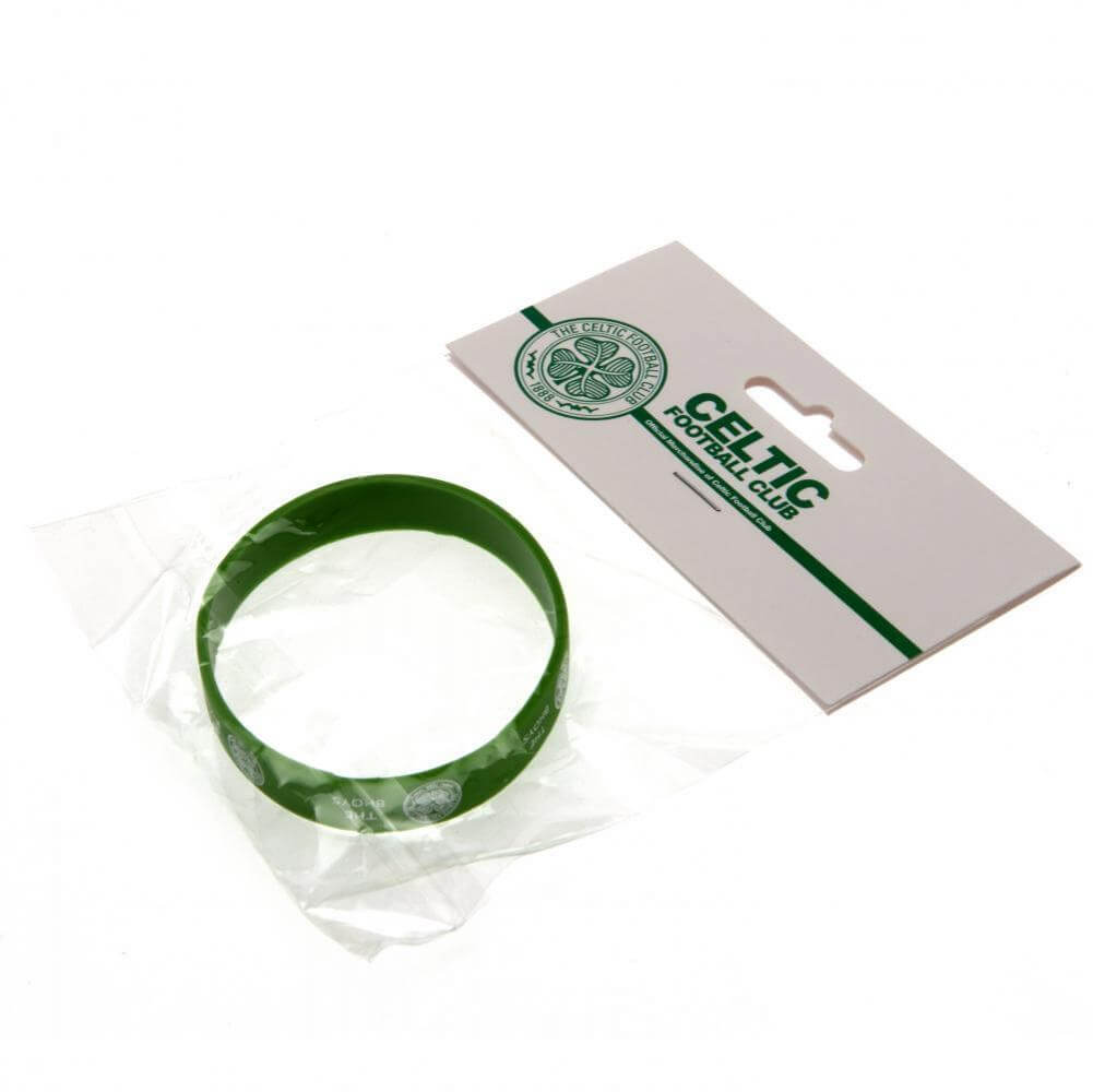 Celtic FC Silicone Wristband LKT Sport Vibrant green silicone rubber wristbandFeatures The Bhoys text and Celtic club crest designOne size fits allOfficial licensed productApprox 7cm in diameter Wristbands