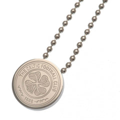 Celtic FC Stainless Steel Pendant & Chain LKT Sport Stainless steel crest shaped pendant with ball chainChrome finish Celtic crest with engraved detailOfficial licensed productChain approx 50cm (19in)Pendant approx 20mm x 20mm Pendants