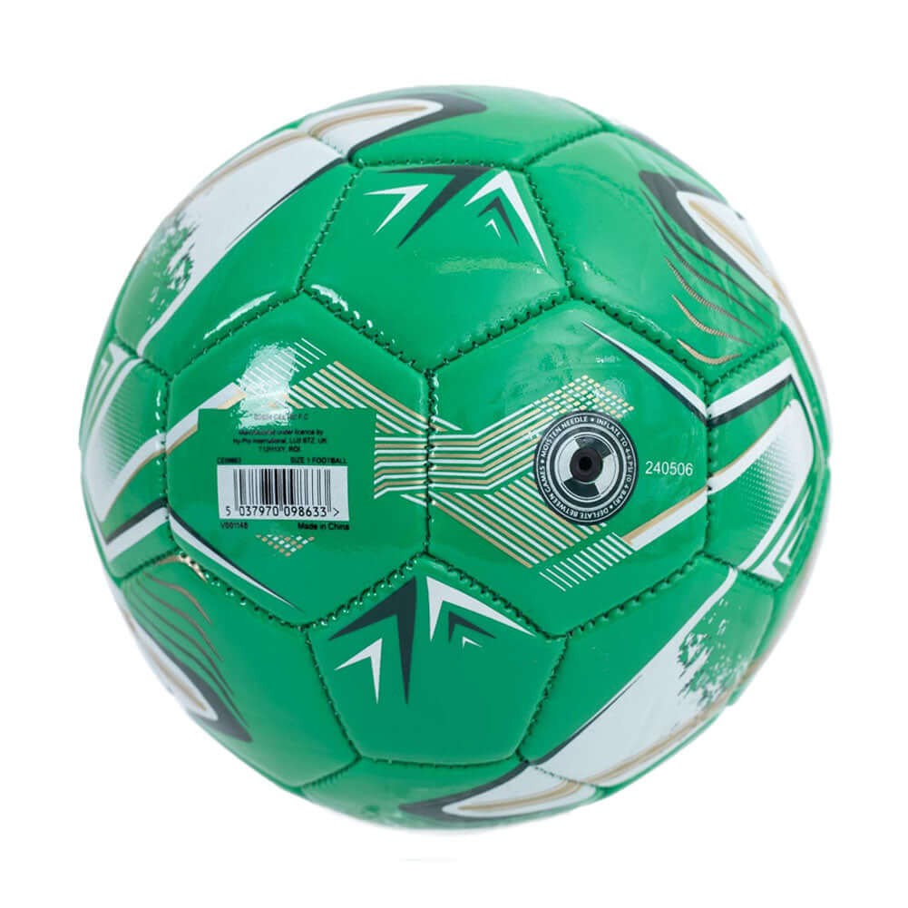 Celtic FC Turbine Skill Ball LKT Sport Turbine print design PVC football32 panel green and white ball with a white Celtic crestSkill practice ball suitable for all agesOfficial licensed productSize 1 footballApprox 47cm in circumference Soccer Balls