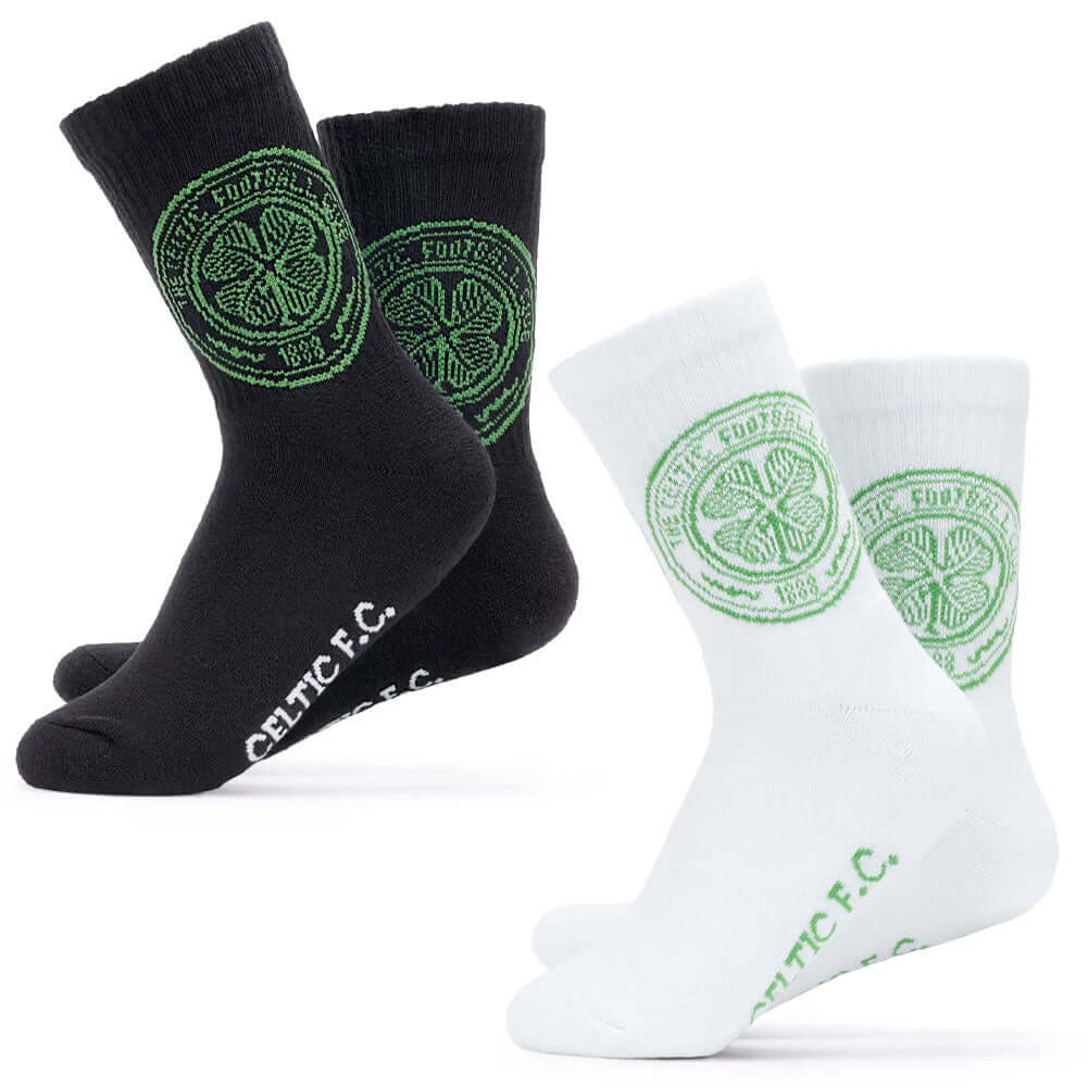 Celtic FC Twin Pack Sports Socks 7-11 LKT Sport Football>European Leagues>Celtic FC Athletic Socks