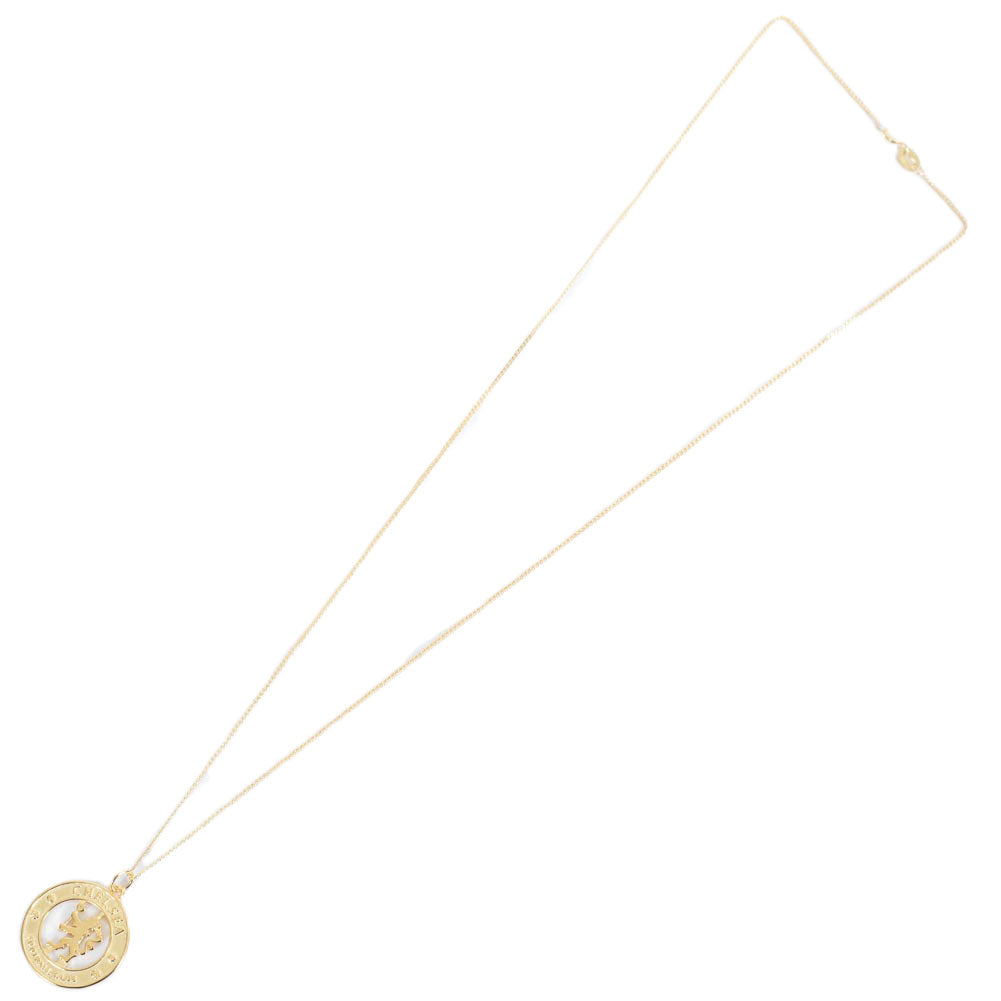 Chelsea FC 18ct Gold Plated on Silver Pendant & Chain LKT Sport Football>Premier League>Chelsea FC