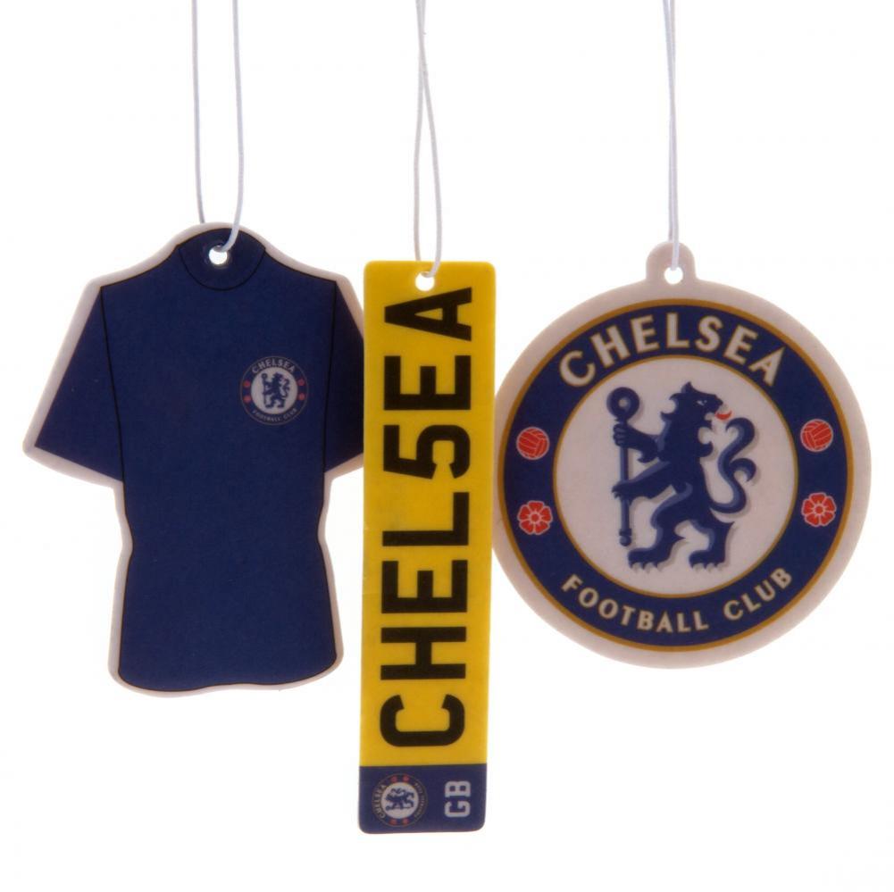 Chelsea FC 3pk Air Freshener LKT Sport Football>Premier League>Chelsea FC Vehicle Air Fresheners